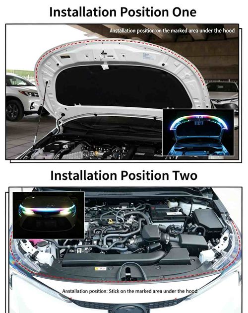 Engine hood light