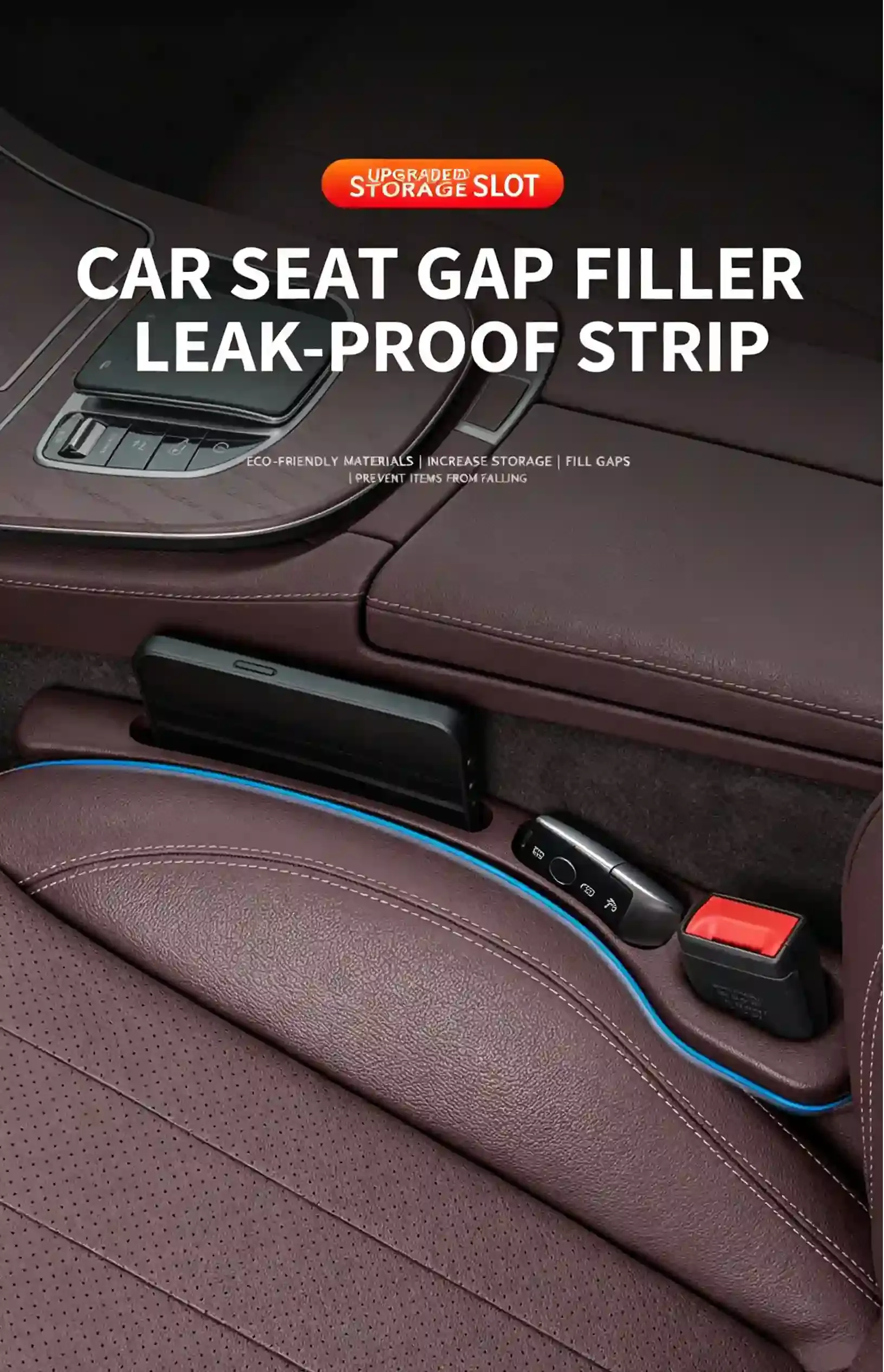Car Seat Gap Filler Strips