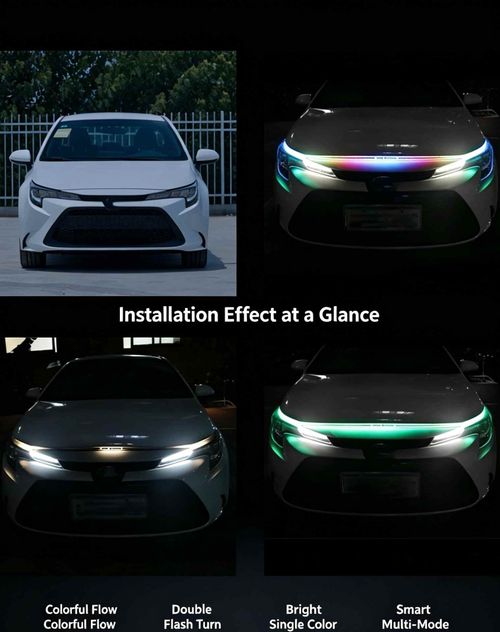Engine hood light