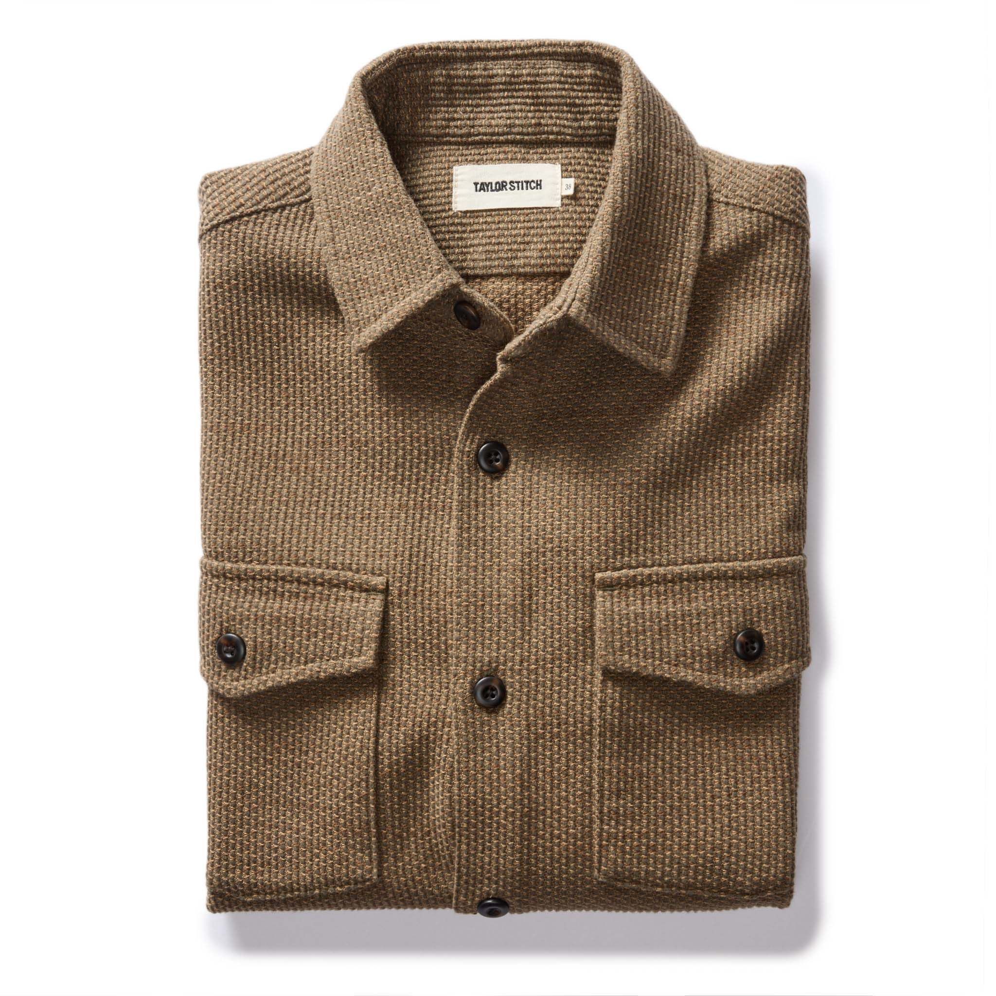 Unvrn Point Shirt in Cypress Sashiko