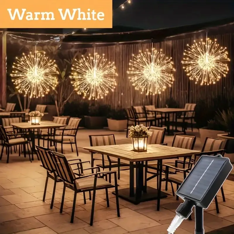 Solar Fireworks Light