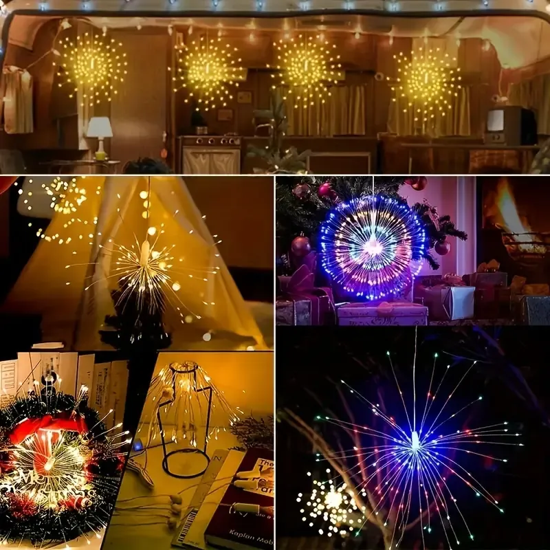 Solar Fireworks Light