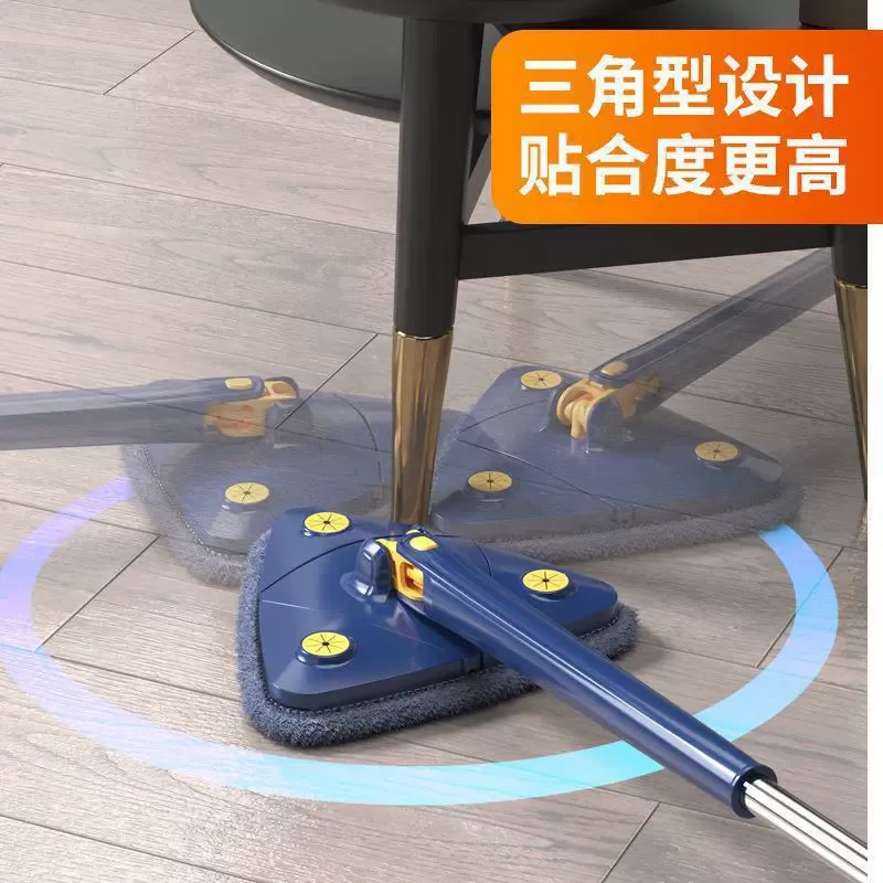 360° all-round rotating cleaning mop set 😍