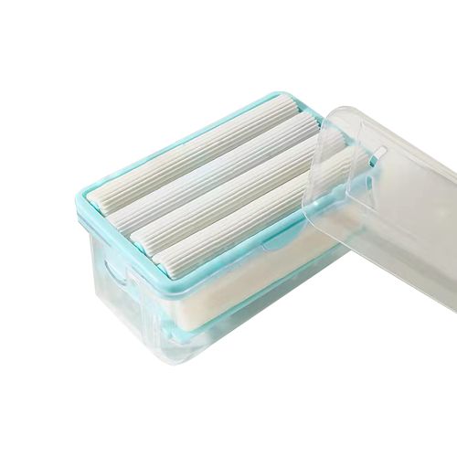 Foam Soap Dish Keeps Home Bathroom Foam Soap Holder with Roller Dry Soap Holder