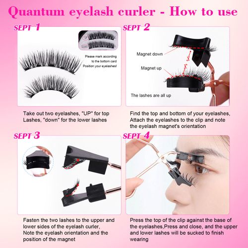 Glue-Free Super Natural 4 Magnetic 3D Magnetic Lashes