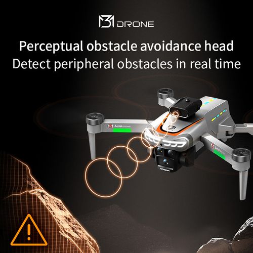 M3 Follow Me Brushless Motor Folding Quadcopter Drone Toy with HD and Auto Turn Obstacle Avoidance