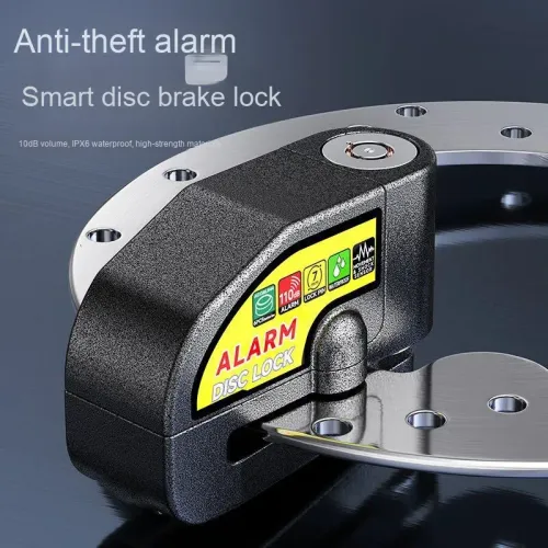 Aluminum alloy waterproof anti-theft security electric bicycle scooter motor brake motorcycle alarm disc locks