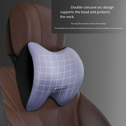 Premium Memory Foam Car Headrest Lumbar Support Pillow Memory Foam Car Lumbar Cushion Car Headrest Neck Support Pillow Seat Cushion