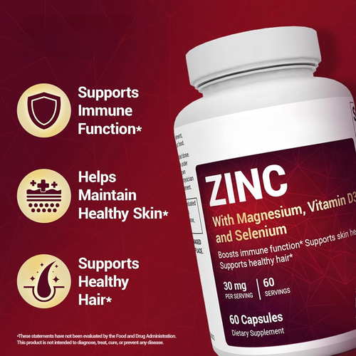 ZICN Trace Minerals Enhanced Complex Capsules