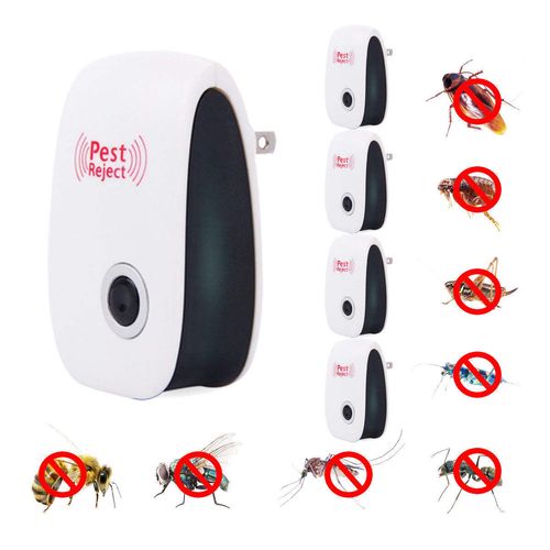 Electronic Ultrasonic Pest Repeller Mosquito and Insect Killer with EU Plug for Indoor Pest Control