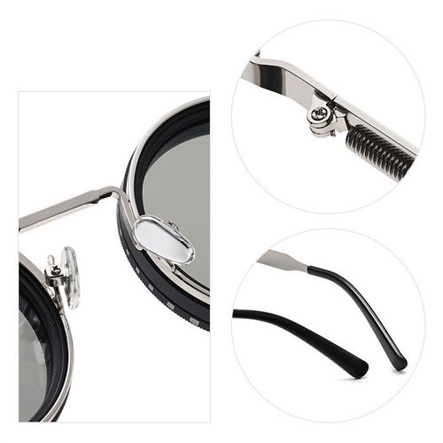 High End 9 Stops Nd Filter Adjustable Tint Sunglasses Uv400 Round Punk Camera Aperture Lens Fishing Driving Polarized Sunglasses