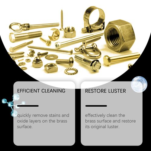 Jakehoe Brass Cleaner Rust Remover Removes rust and water stains, protects brass luster without damaging the surface.