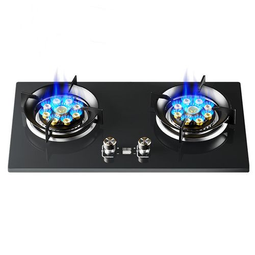 Modern Kitchen Countertop LPG Dual-Burner Gas Stove