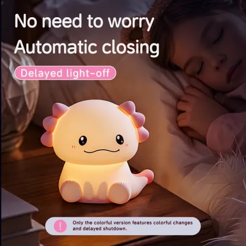 2025 New Product Hexagonal Dinosaur Night Light Silicone Pat Usb Charging Atmosphere Bedside Lamp Creative Gift Decoration