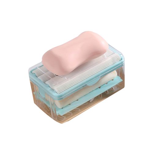 Foam Soap Dish Keeps Home Bathroom Foam Soap Holder with Roller Dry Soap Holder