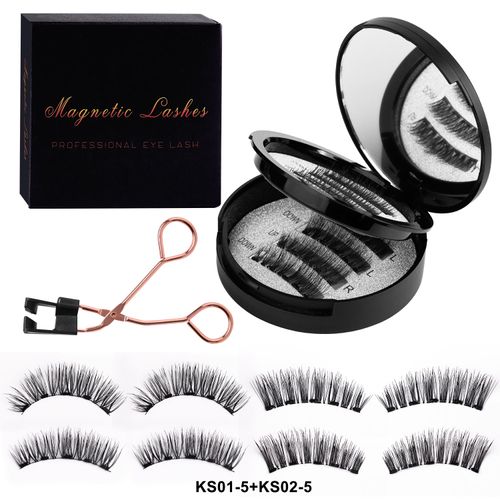 Glue-Free Super Natural 4 Magnetic 3D Magnetic Lashes