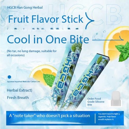 Han Gong Herbal Fruit Flavored Suction Stick Genuine Product Fresh Breath Mouth Replacement Cooling Aid Cooling Portable