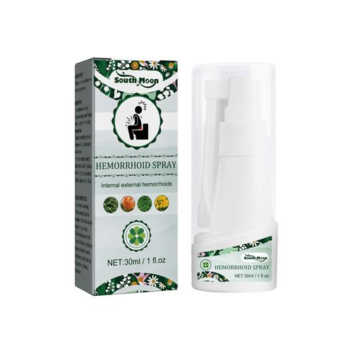 South Moon Herbal Hemorrhoid Spray Fleshball Relief Swelling Hemorrhoid Pain Topical Breakthrough Anal Spray