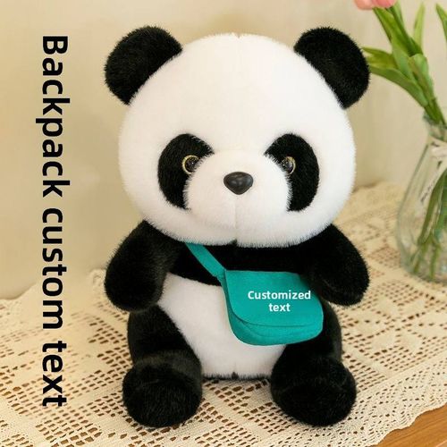 Plush plush animal cat wholesale sitting panda doll Chinese panda souvenir children's doll room decoration plush play