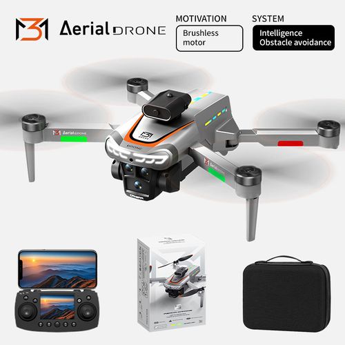 M3 Follow Me Brushless Motor Folding Quadcopter Drone Toy with HD and Auto Turn Obstacle Avoidance