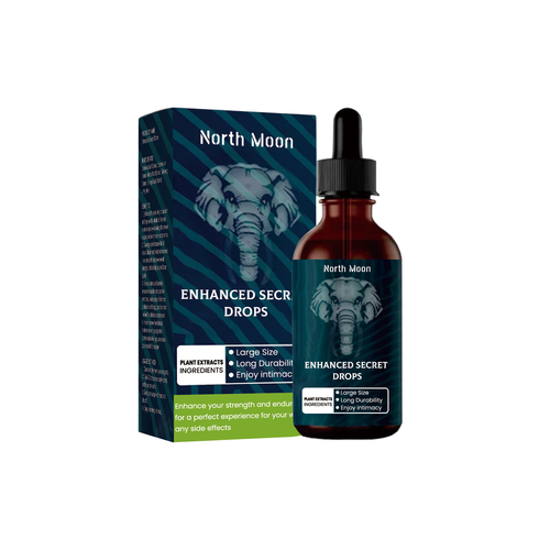 North Moon Men's Body Massage Oil Men's Body Strengthening and Energizing Body Care Oil