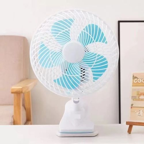 High Quality Portable Plastic Housing Shake Head Three-Leaf Folding Table Clip Fan