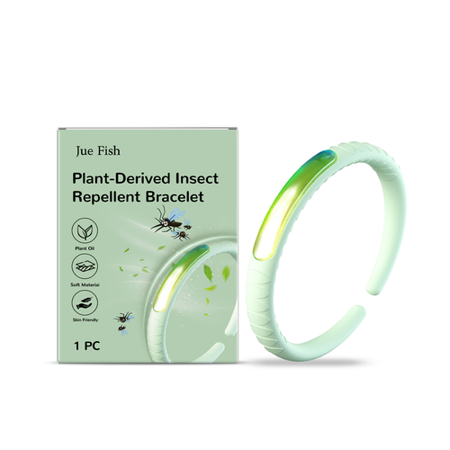Jue-Fish Mosquito Repellent Bracelet Daily Gentle Outdoor Portable Fresh Home Travel Kids Bite-Proof Bracelet