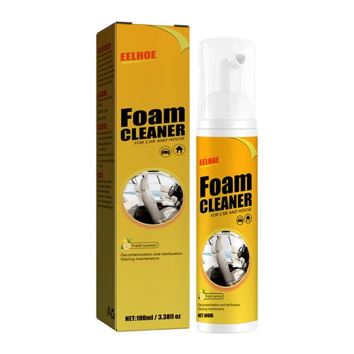 EELHOE Car Steering Wheel Foam Cleaner Leather Seat Cleaning Multi-Functional Interior Cleaner