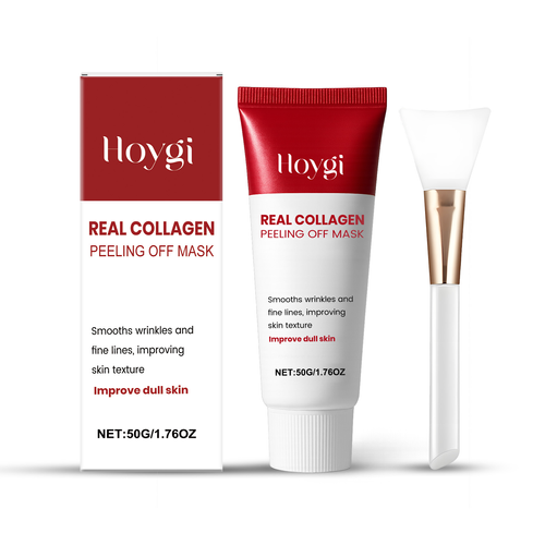 Hoygi Collagen Peel-Off Mask Gently exfoliates facial skin, hydrates and moisturizes, refines and nourishes the skin.