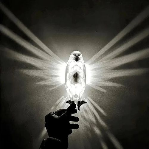 Modern Creative Eagle Shape Projector Atmospheric Wall Sconce 3D Printed Body Animal Lighting Bird Wall Sconce