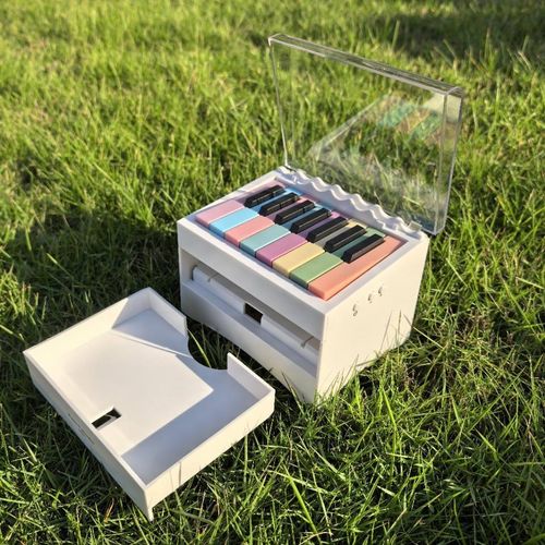 Swiftie 2025 Mini Piano Desk Calendar with 52 Playable Melodies Musical Gift for Kids Birthday and Anniversary Model Toy Style