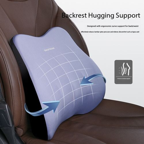 Premium Memory Foam Car Headrest Lumbar Support Pillow Memory Foam Car Lumbar Cushion Car Headrest Neck Support Pillow Seat Cushion
