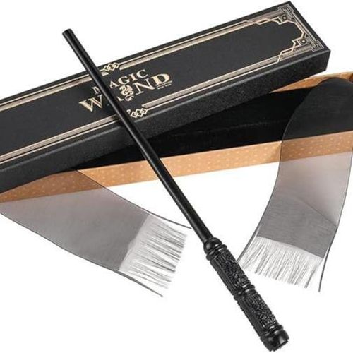 Electronic Fire Flasher Magic Wands Tricks Flame Lighter Wand with Fireball Spray Effect Halloween Costume Cosplay Props