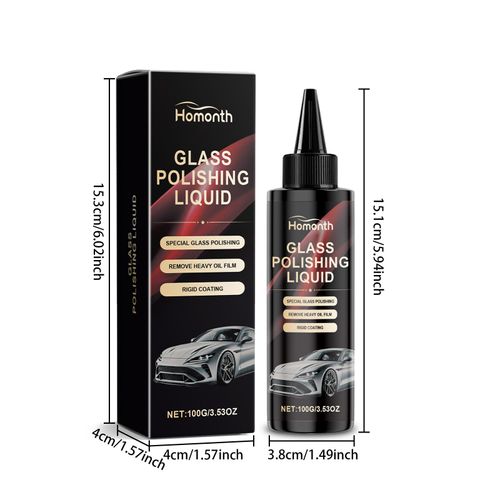 HOMONTH Auto Window Glass Water Damage Cleaning Clear Vision Anti-fog Maintenance Auto Glass Cleaner
