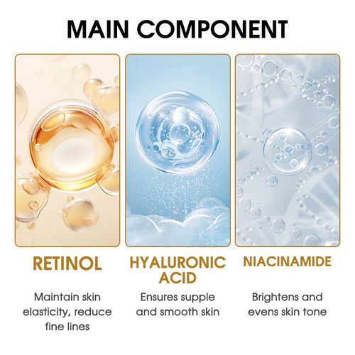 5 in 1 Serum Facial Sulfate-free Anti-wrinkle & Nourishing and Collagen & Retinol Face Serum Anti-aging Firming Moisturizing
