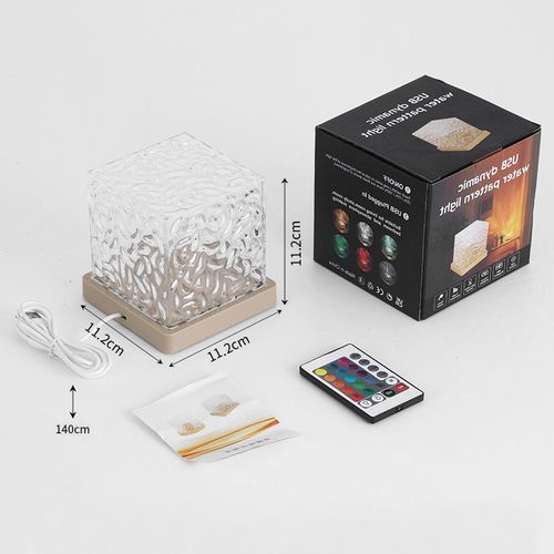 USB wave dynamic water ripple pattern multicolor bedroom decoration northern night light projector aurora borealis light