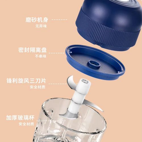 Multi-Function Mini Electric Grinder Blender Baby Food Maker Rechargeable Food Processor