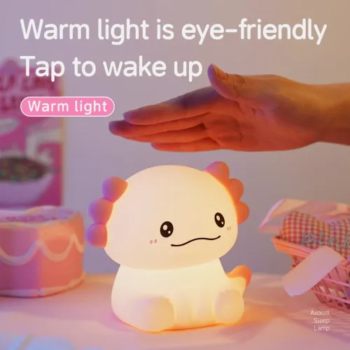 2025 New Product Hexagonal Dinosaur Night Light Silicone Pat Usb Charging Atmosphere Bedside Lamp Creative Gift Decoration