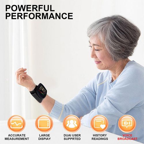 Smart Digital Blood Pressure Monitor Electronic Automatic Wrist Blood Pressure Monitor