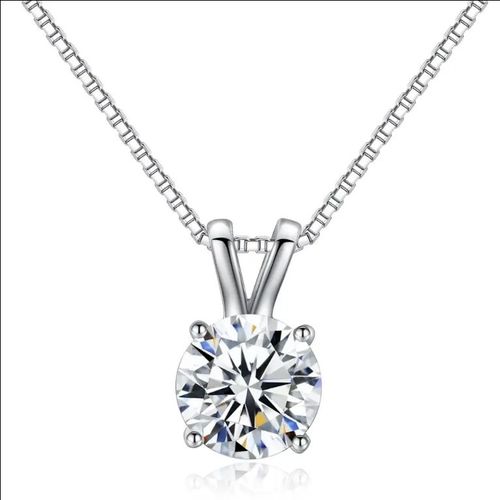 Fine Jewelry Classic Diamond Pendant White