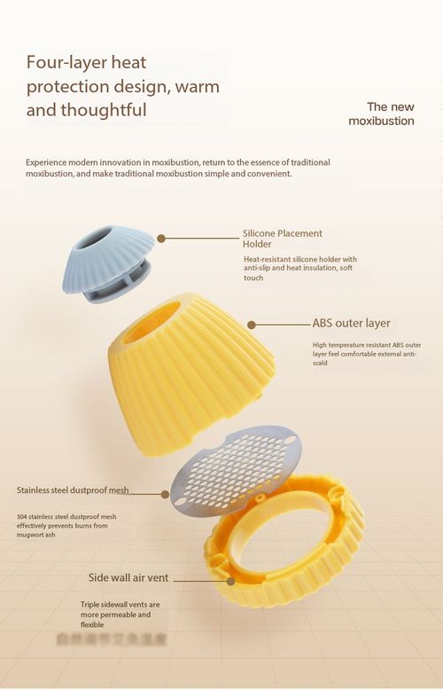 Portable Home-Use Portable Moxibustion Device with Ai Cone and Moxa Stick for Warm Moxibustion