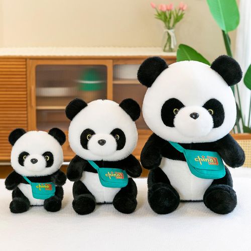 Plush plush animal cat wholesale sitting panda doll Chinese panda souvenir children's doll room decoration plush play