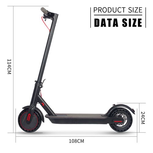 Electric Scooter 350W 36V 10.4ah Adult Portable Folding Electric Scooter with 8.5 Inch Tires 20 MPH Max Speed 19 MPH Range