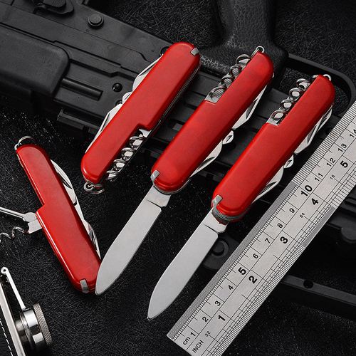 Top Latest Multi Function Survival Knife Set With Keychain Stainless Steel Pocket Knives Kit Portable Knife Pocket Clip