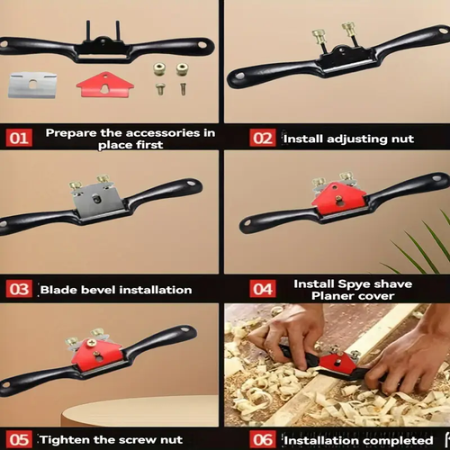 Tired of Rough Edges? Smooth It Like a Pro!Say goodbye to uneven surfaces and hello to flawless woodworking! Our Woodworking Bird Planing tool features SK2 blades and double-screw adjustment for precision planing every time. Whether you're crafting a table or restoring a vintage chair, this is the tool that makes your work stand out. 🌟 👉