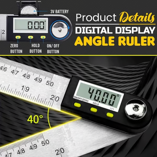 🧰Toolbox must-have tool! 👍Measure length and angle more accurately and conveniently.