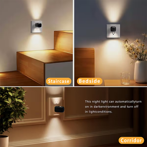 🔥LED Wall Socket Night Light👉