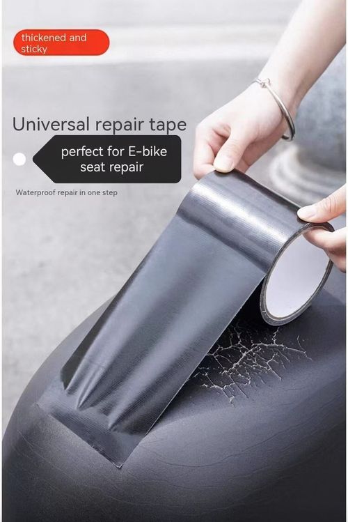 Single Sided Black Gaffer Leather Repair Tape Rubber Hot Melt Waterproof Carpet Binding Masking Polyester Fabric Water Activated