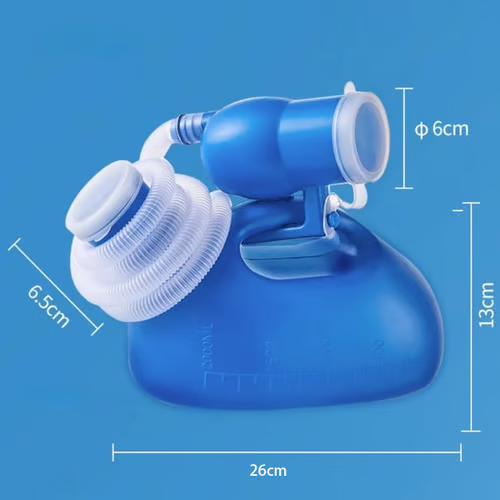 2000ml Men's Urinal – Sleep Easy, Stay Dry, No Spills