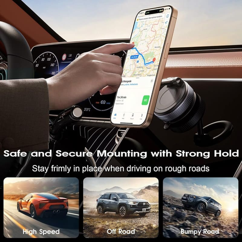 Strong Magnetic Car Phone Holder for MagSafe